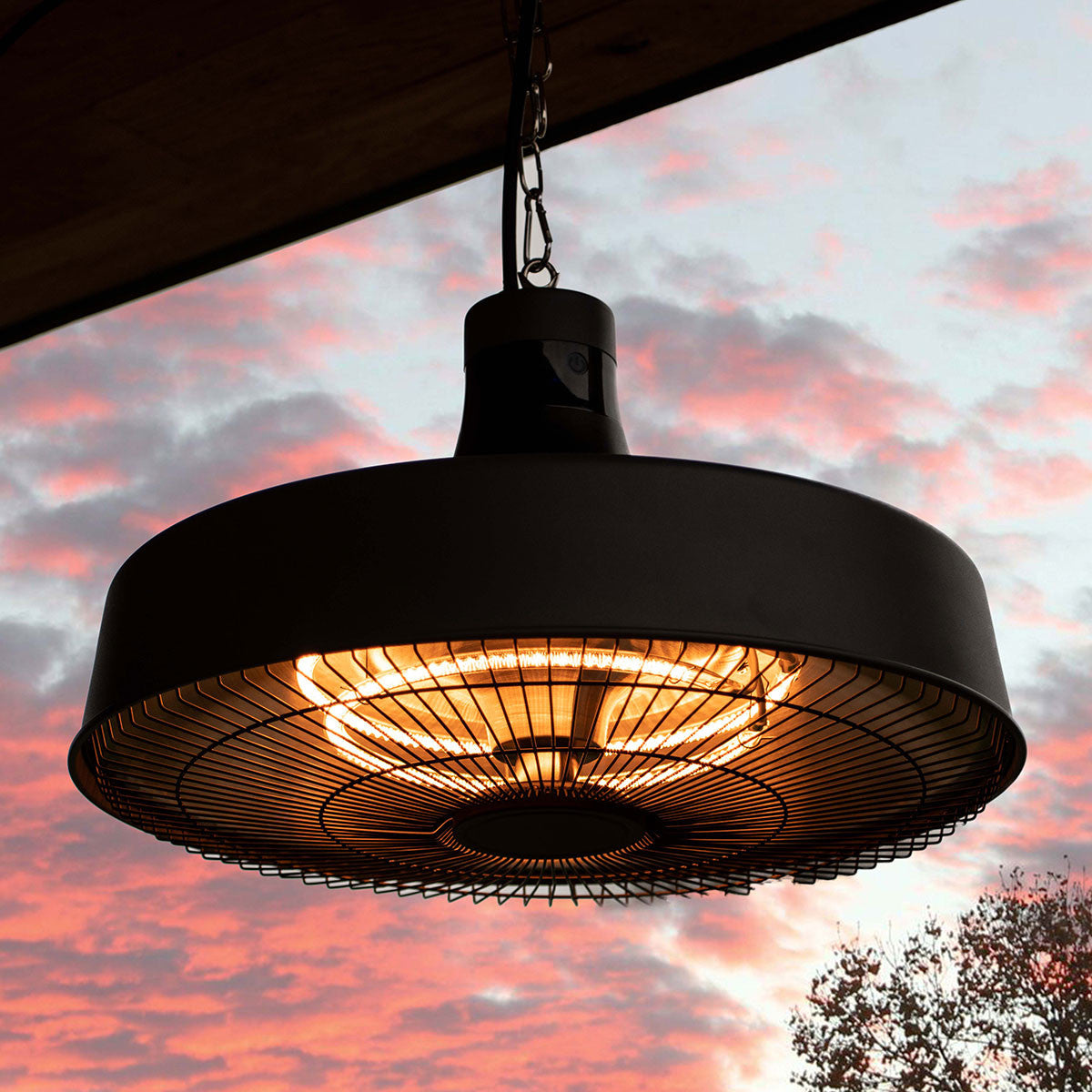 Maze Aurora Pendant Hanging Electric Patio Heater 2100W