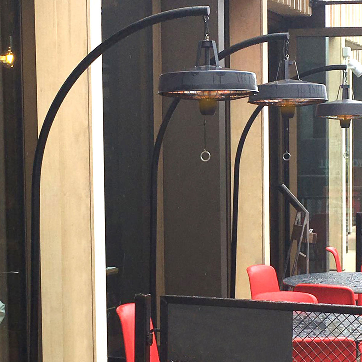 Maze Aurora Pendant Overhang Electric Patio Heater 2100W