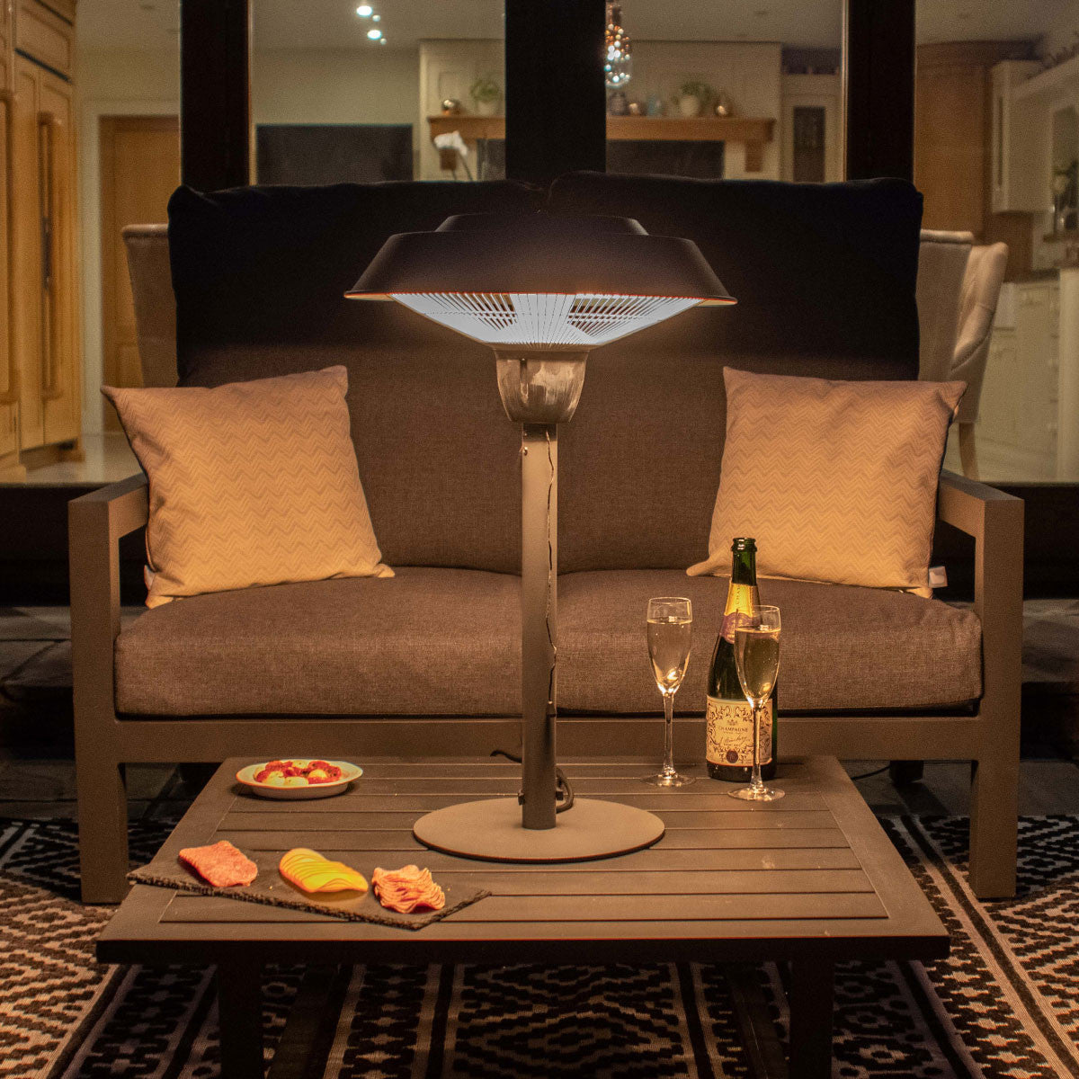 Maze Hestia Outdoor Table Top Electric Patio Heater 1500W