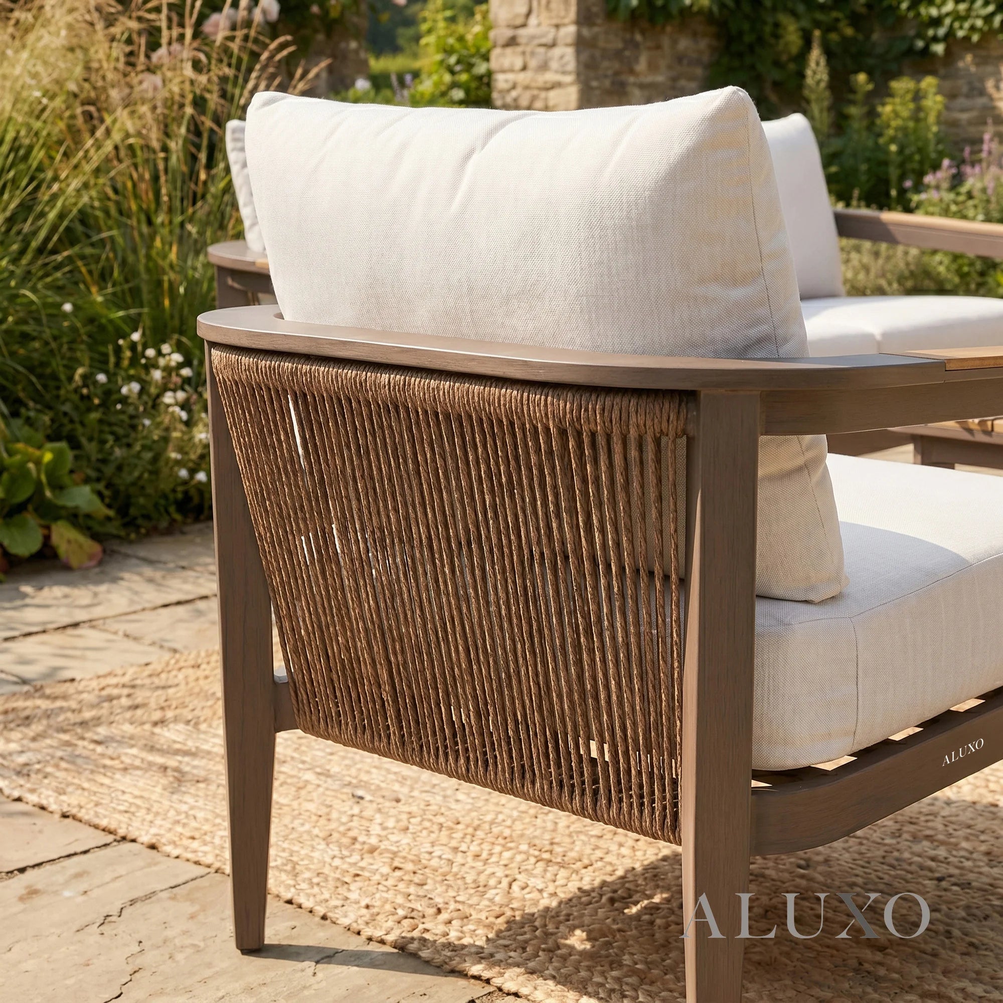 Hemera Outdoor Range - Wood - 5 Seater Lounge Set