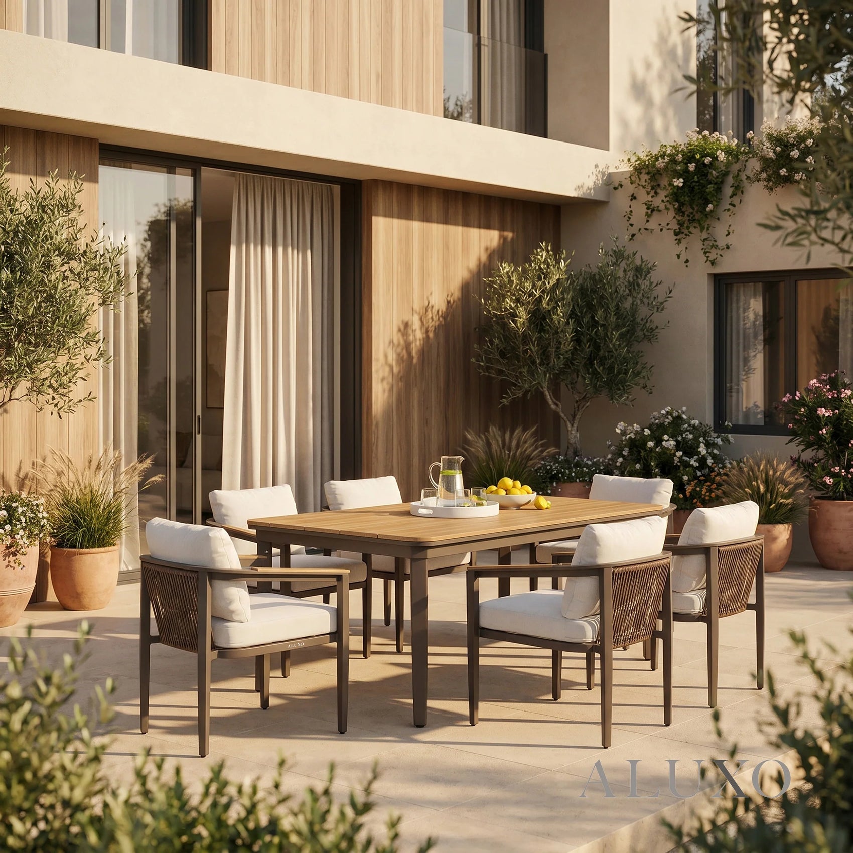 Hemera Outdoor Range - 6 Seater Dining Set