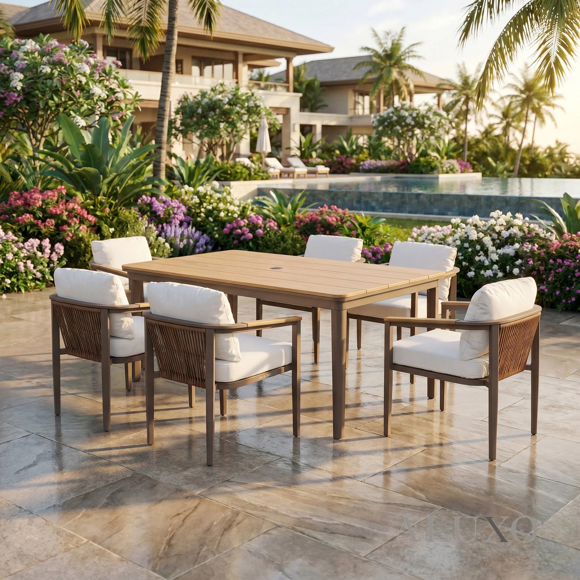 Hemera Outdoor Range - 6 Seater Dining Set