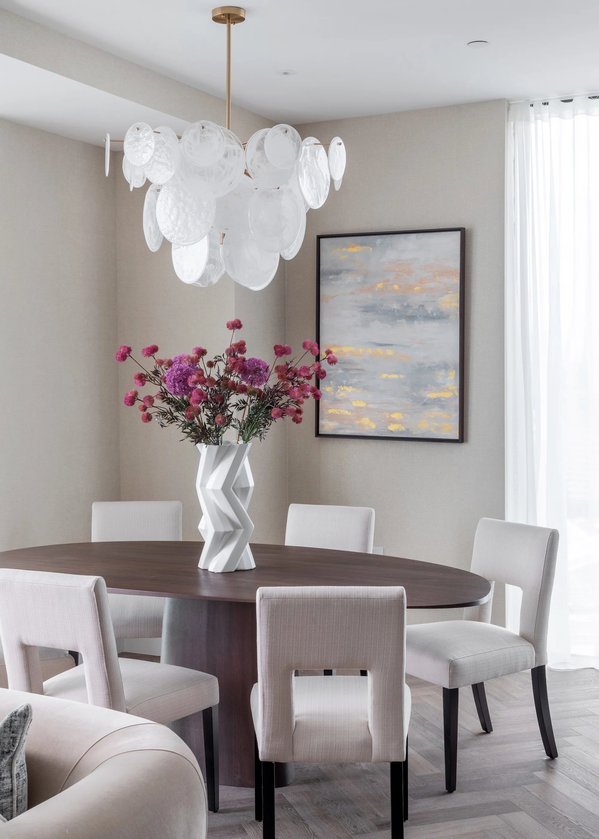 Venice Sand Linen Dining Chair