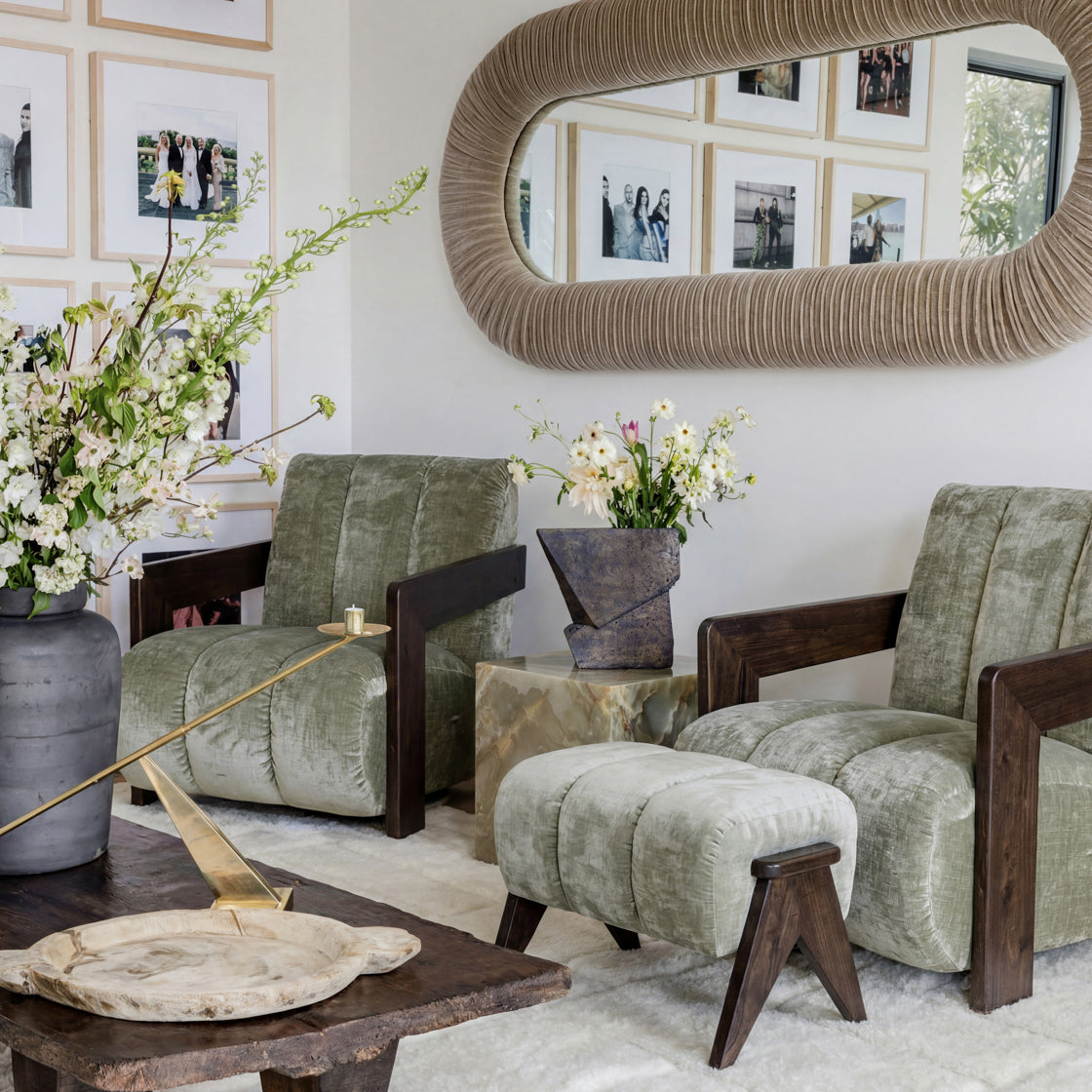 Hudson Dusty Sage Chair lifestyle