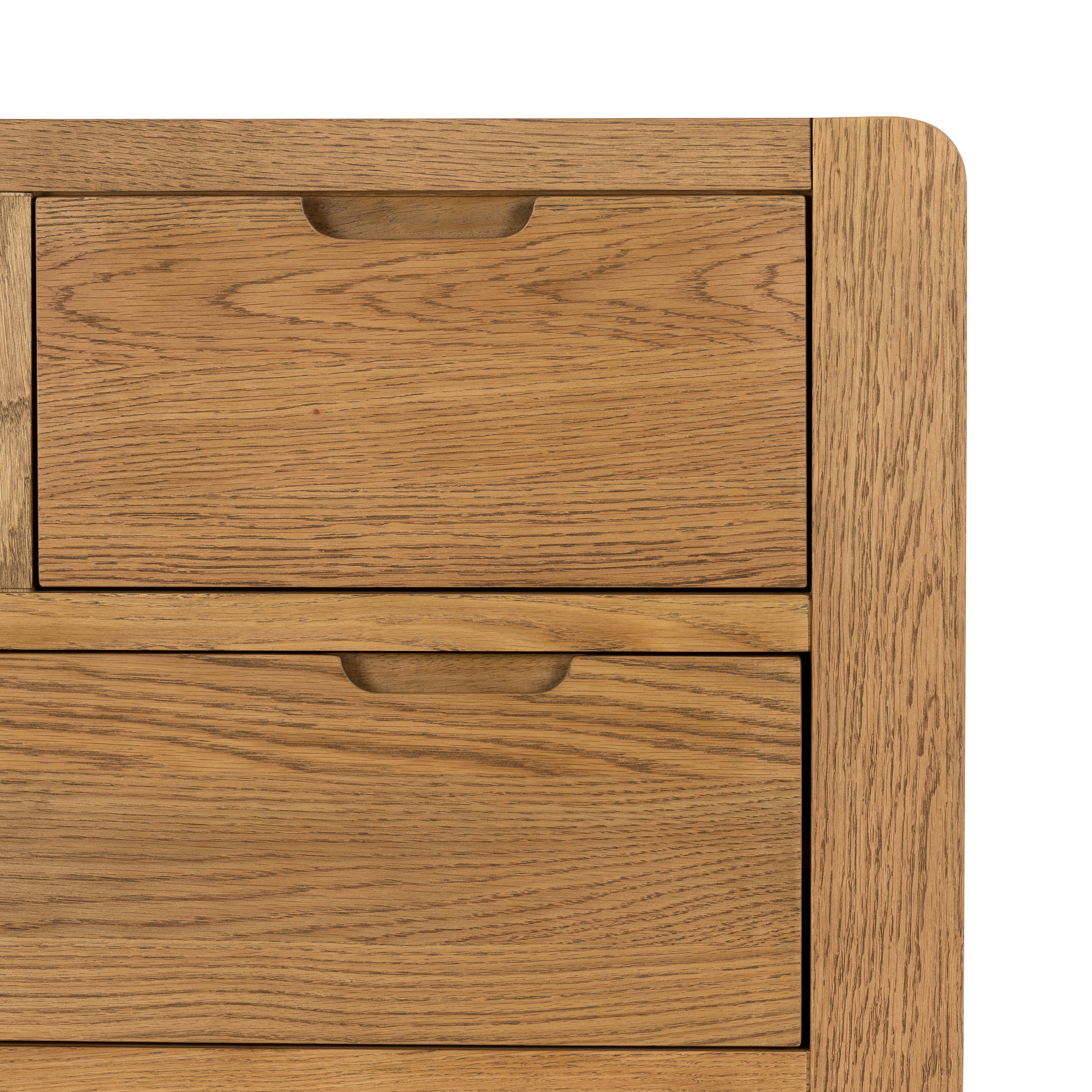 Kingsley Solid Oak Chest 2 Over 3