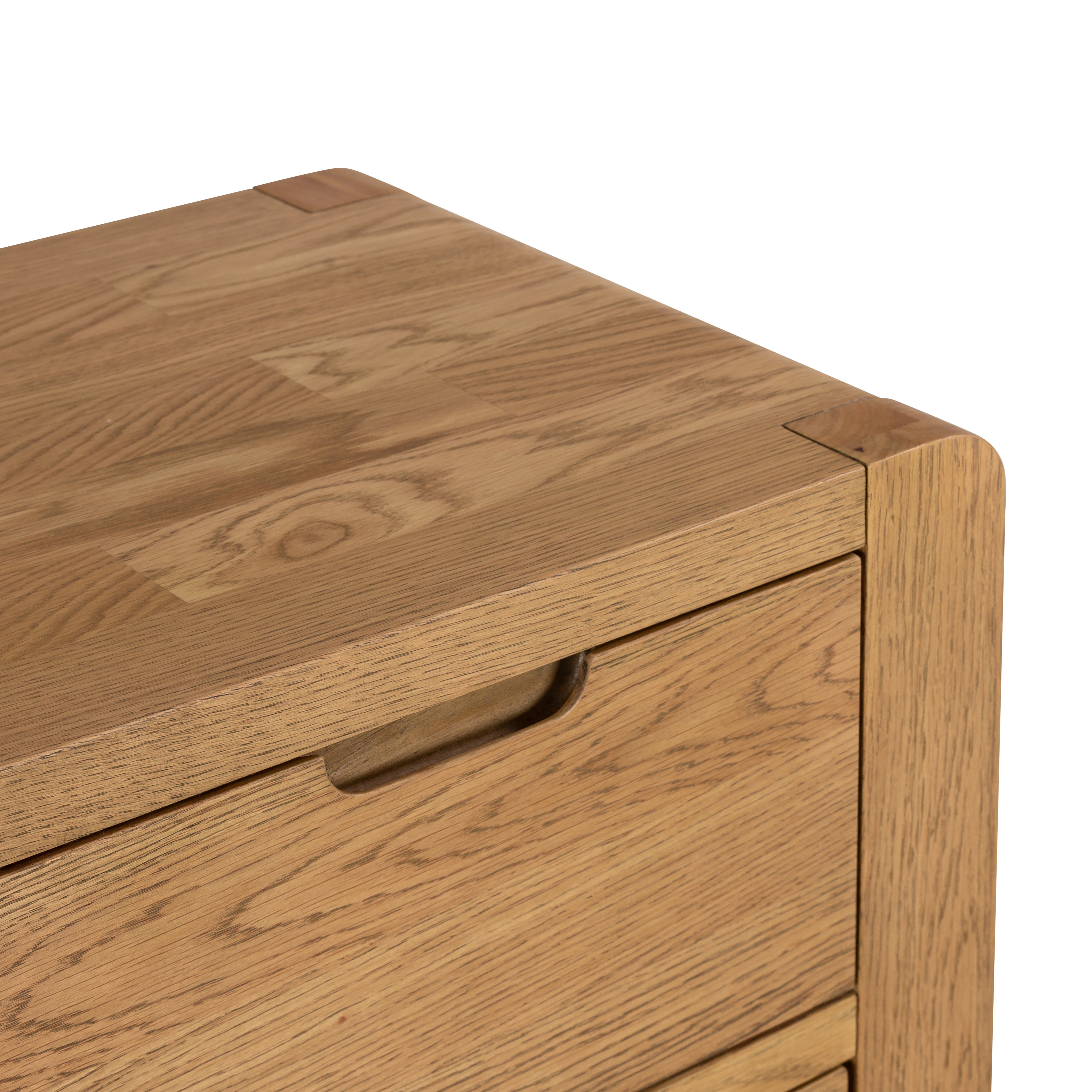 Kingsley Solid Oak Chest 2 Over 3