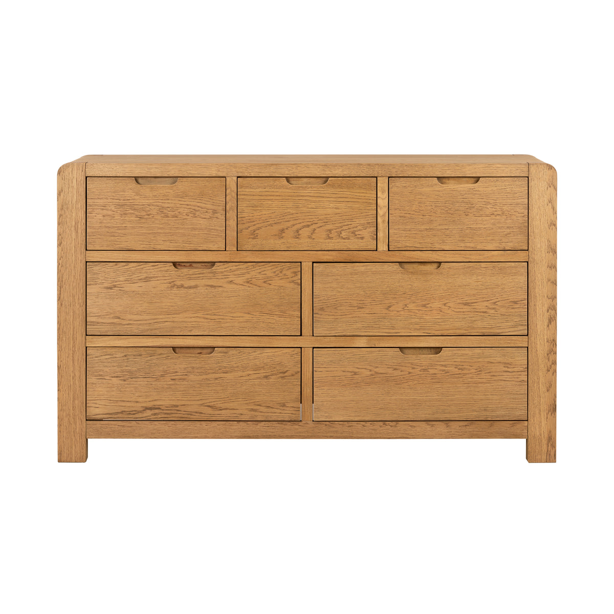 Kingsley Solid Oak Chest 3 Over 4