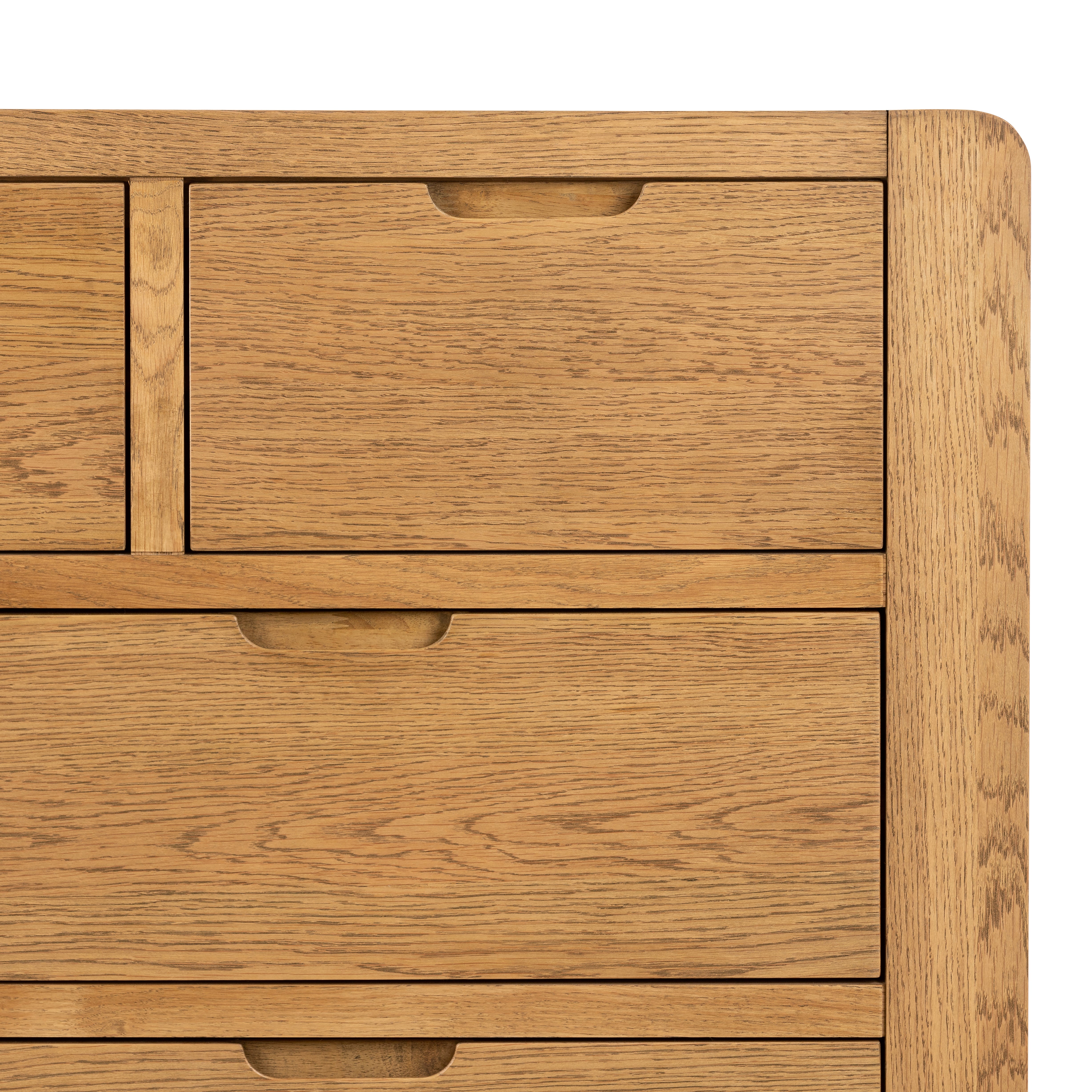 Kingsley Solid Oak Chest 3 Over 4