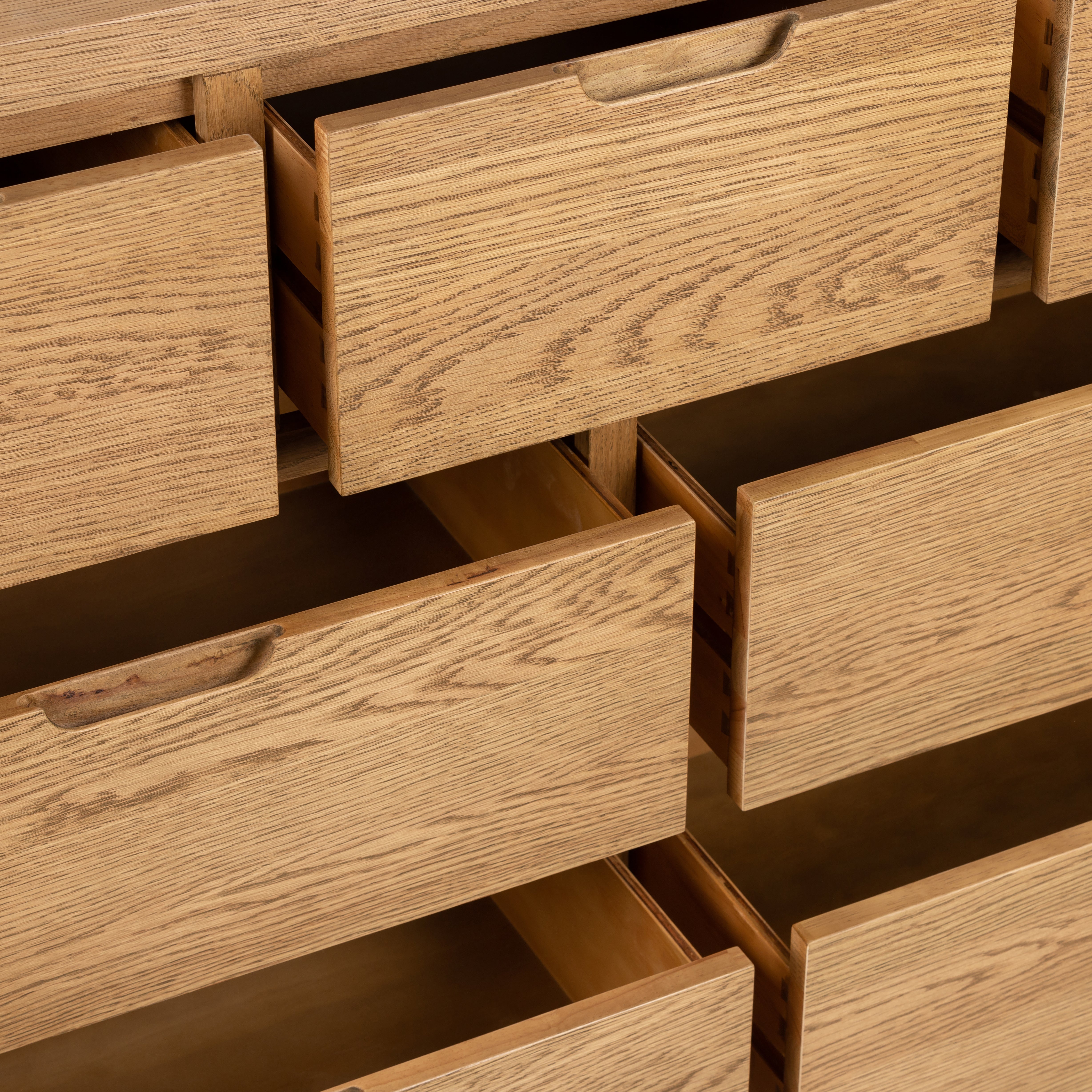 Kingsley Solid Oak Chest 3 Over 4