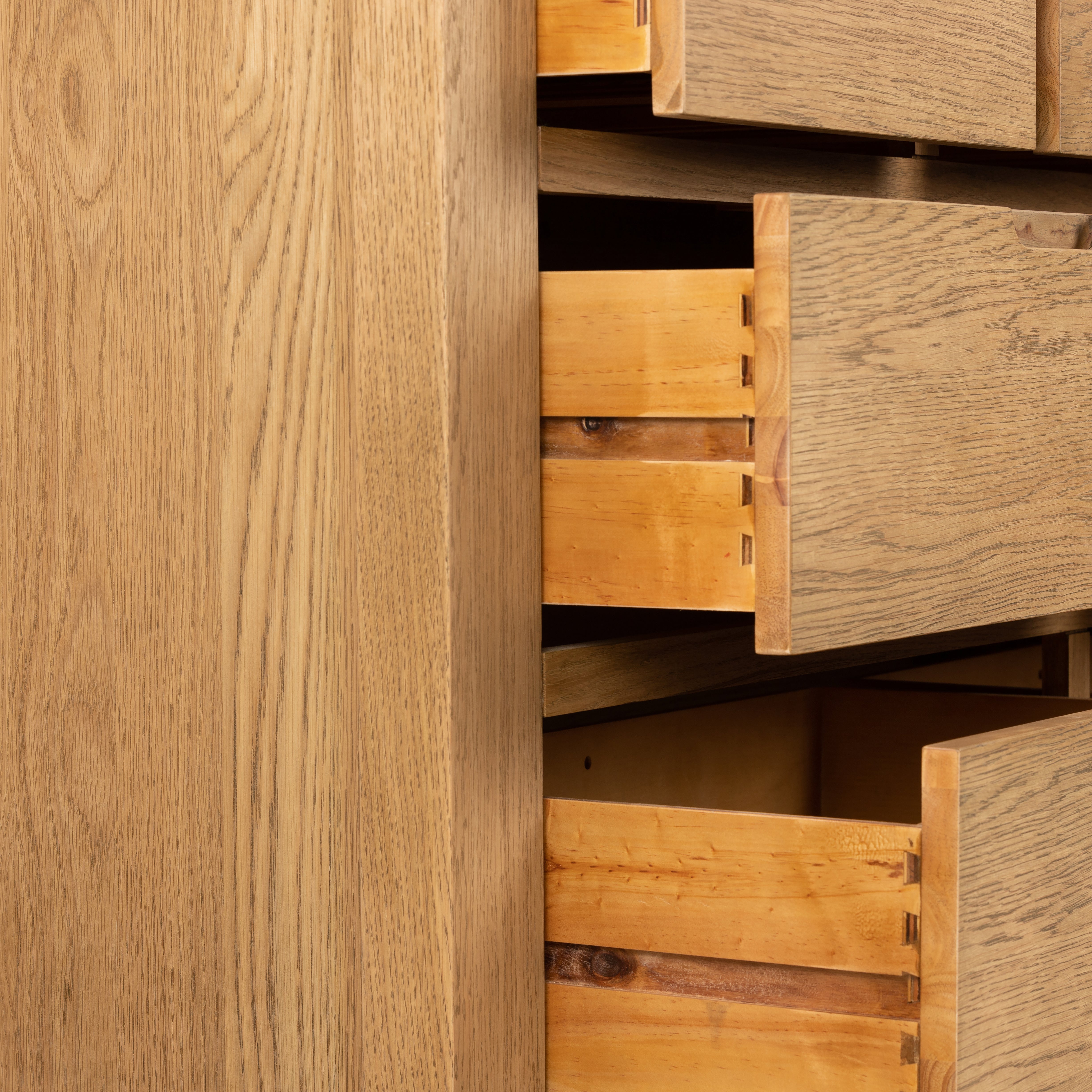 Kingsley Solid Oak Chest 3 Over 4