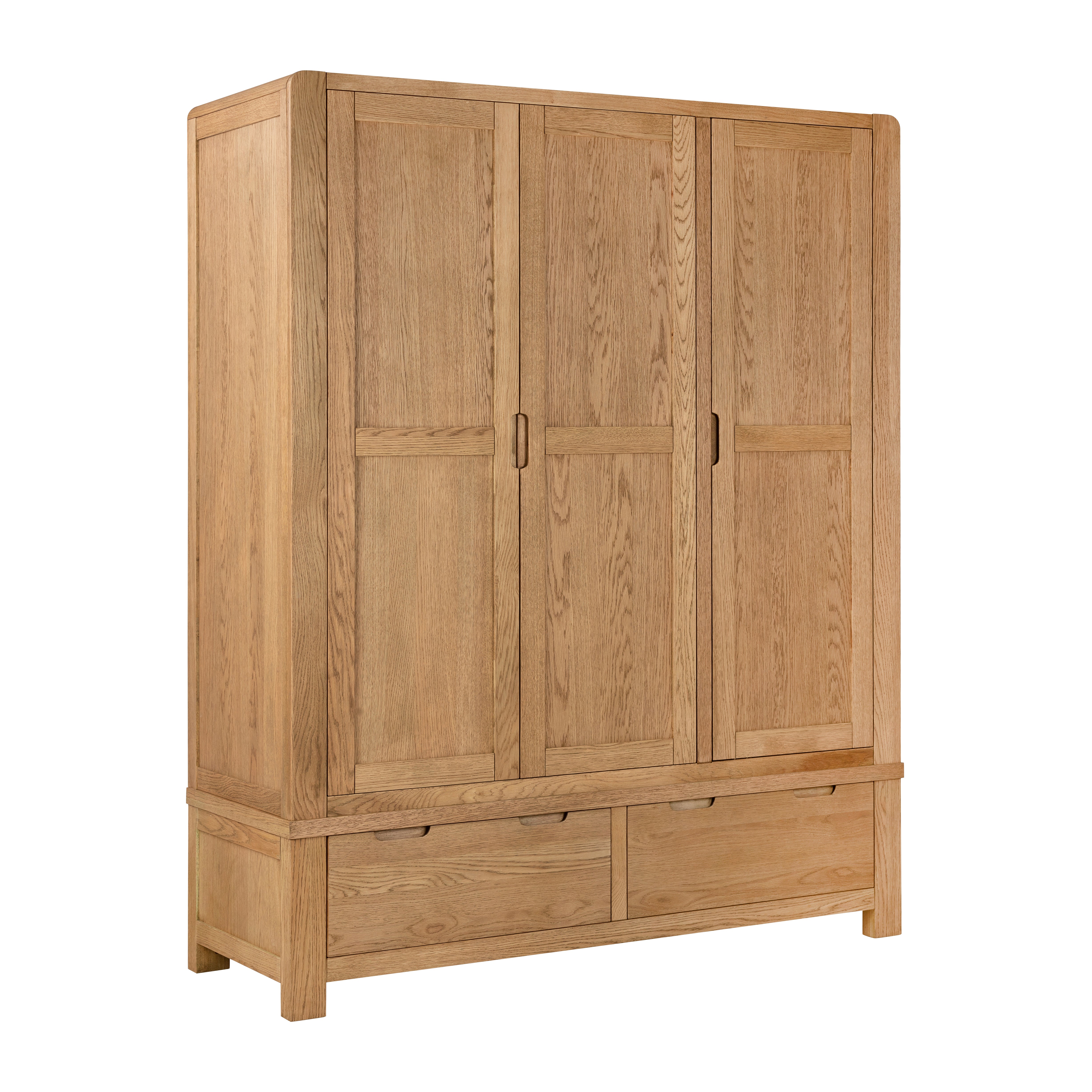 Kingsley Solid Oak Triple Wardrobe
