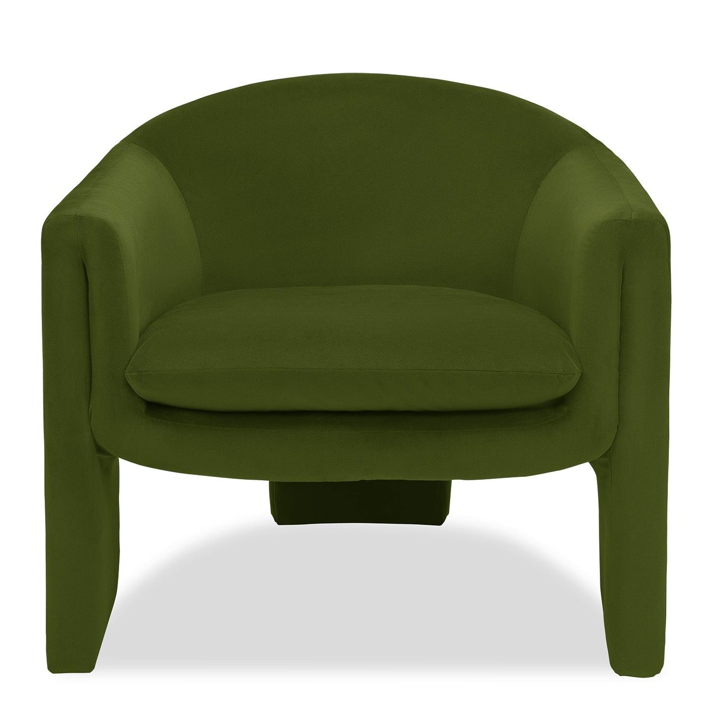 Iconic Kaster II Olive Green Velvet Armchair