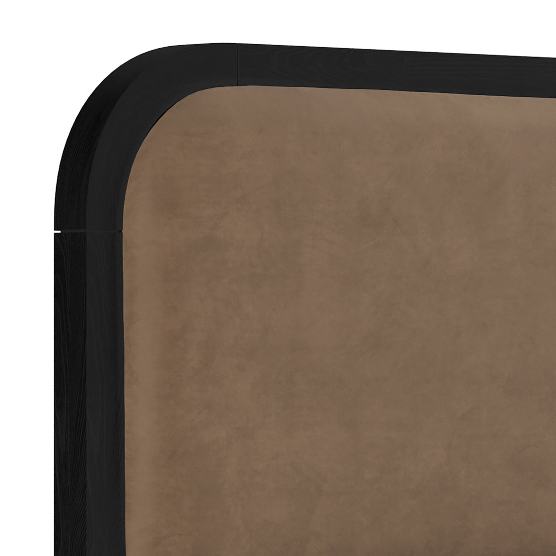 Ines Mole Brown Velvet Double Bed