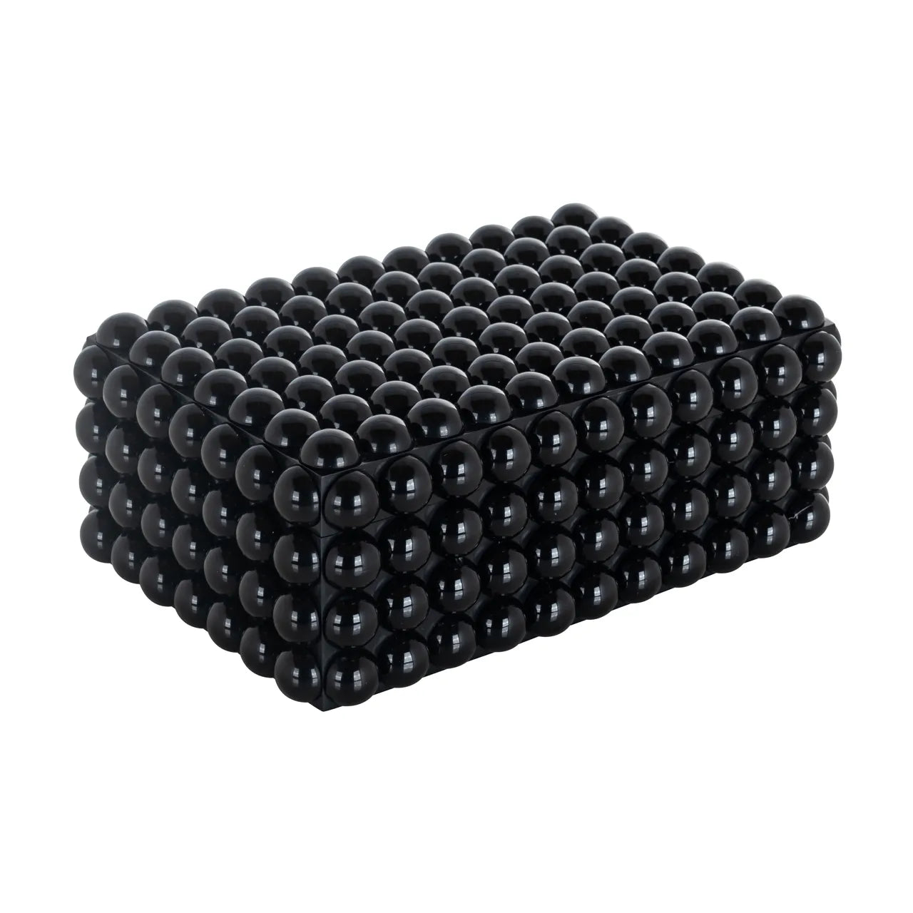 Richmond Interiors Batool Black Balls Jewellery Box Large