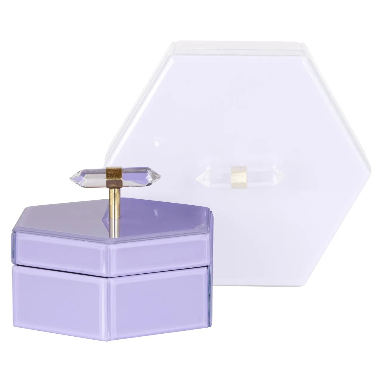 Richmond Interiors Jutta Lilac Decorative Storage Box | Small