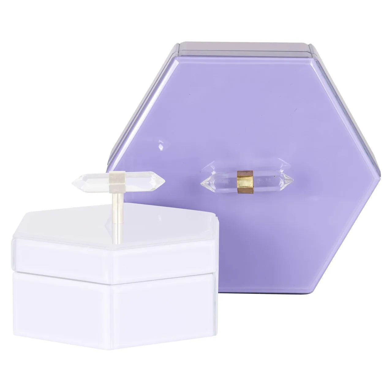 Richmond Interiors Jutta Lilac Decorative Storage Box | Large