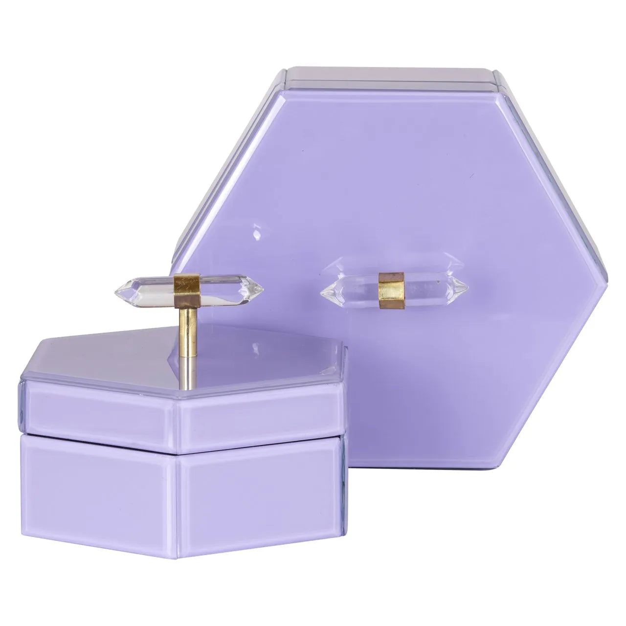 Richmond Interiors Jutta Lilac Decorative Storage Box | Large