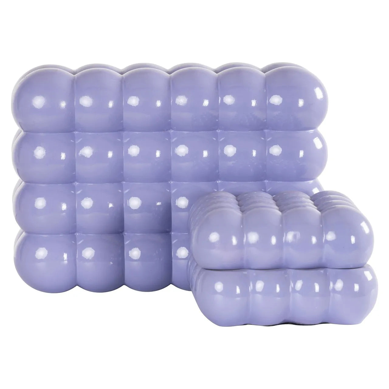 Richmond Interiors Cece Purple Decorative Storage Box | Large