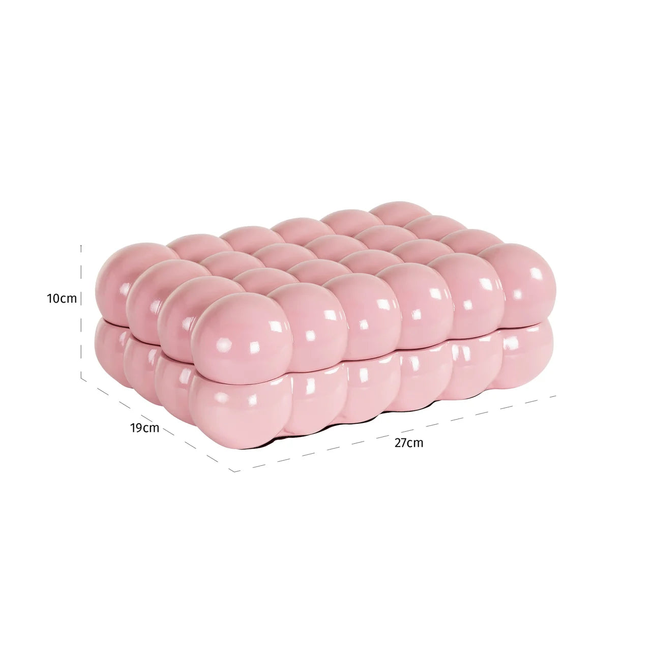 Richmond Interiors Cece Pink Decorative Storage Box | Large