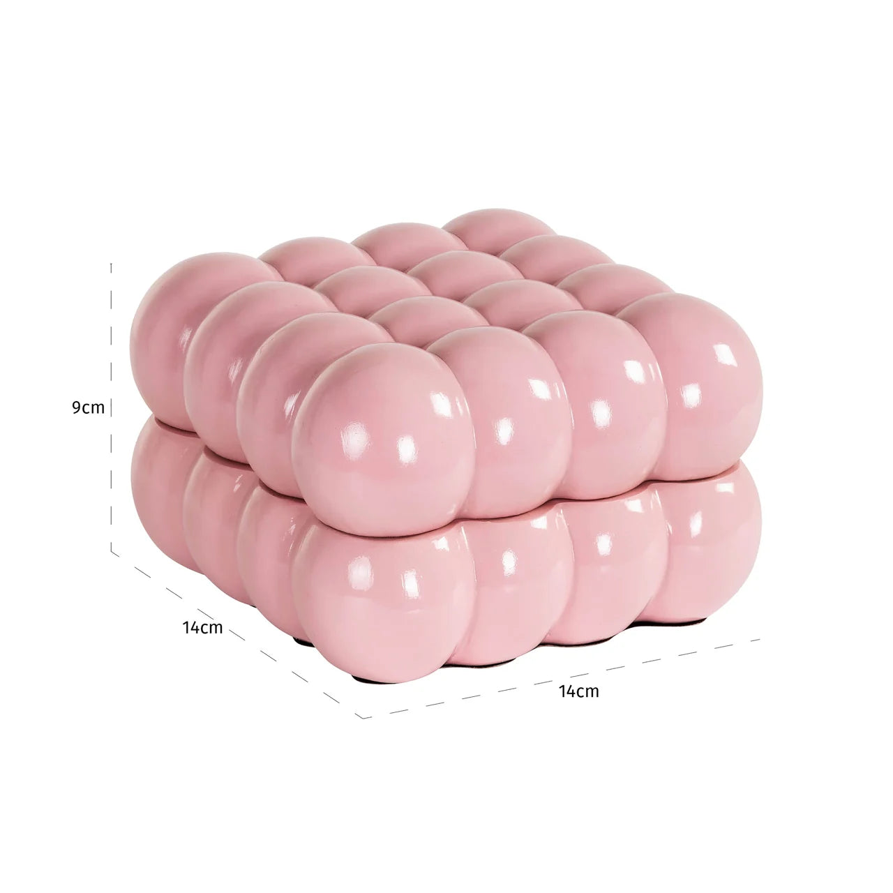Richmond Interiors Cece Pink Decorative Storage Box | Small