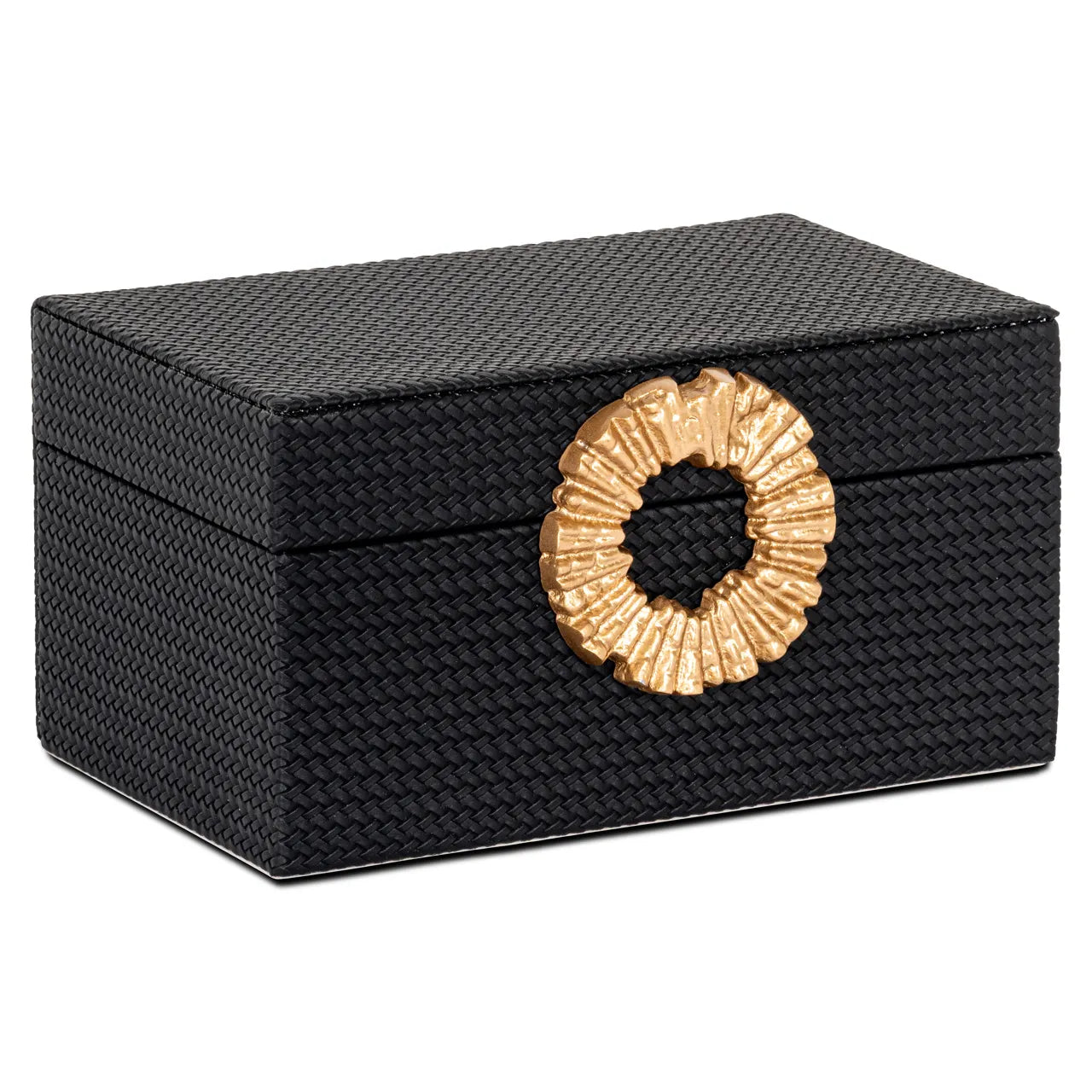 Richmond Interiors Amal Black & Gold Storage Box | Small