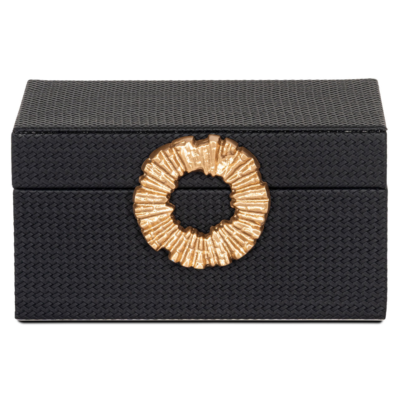 Storage box Amal black/gold small