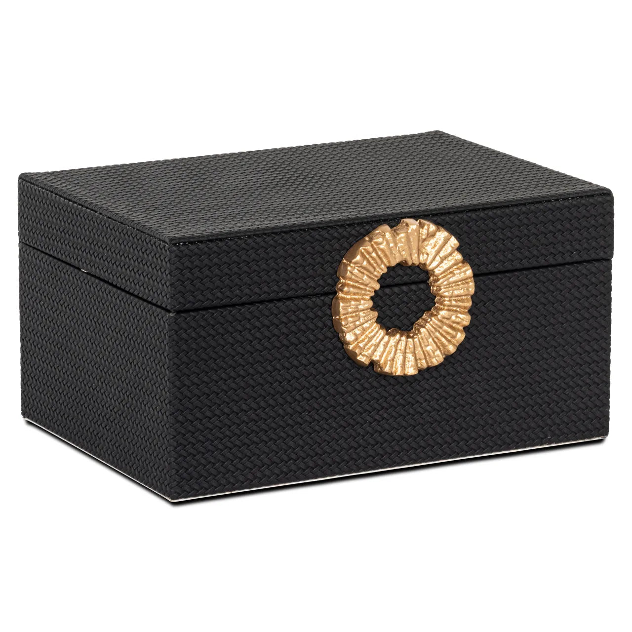 Richmond Interiors Amal Black & Gold Storage Box | Large