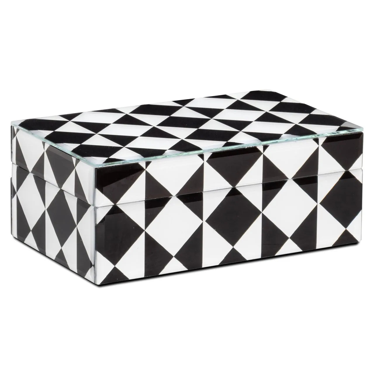 Richmond Interiors Silas Black & White Storage Box | Small