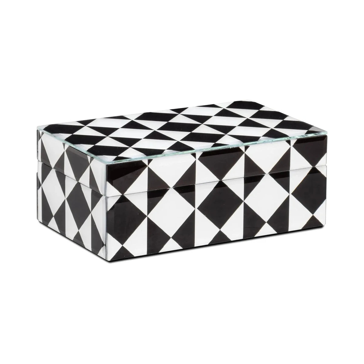 Richmond Interiors Silas Black & White Storage Box | Small
