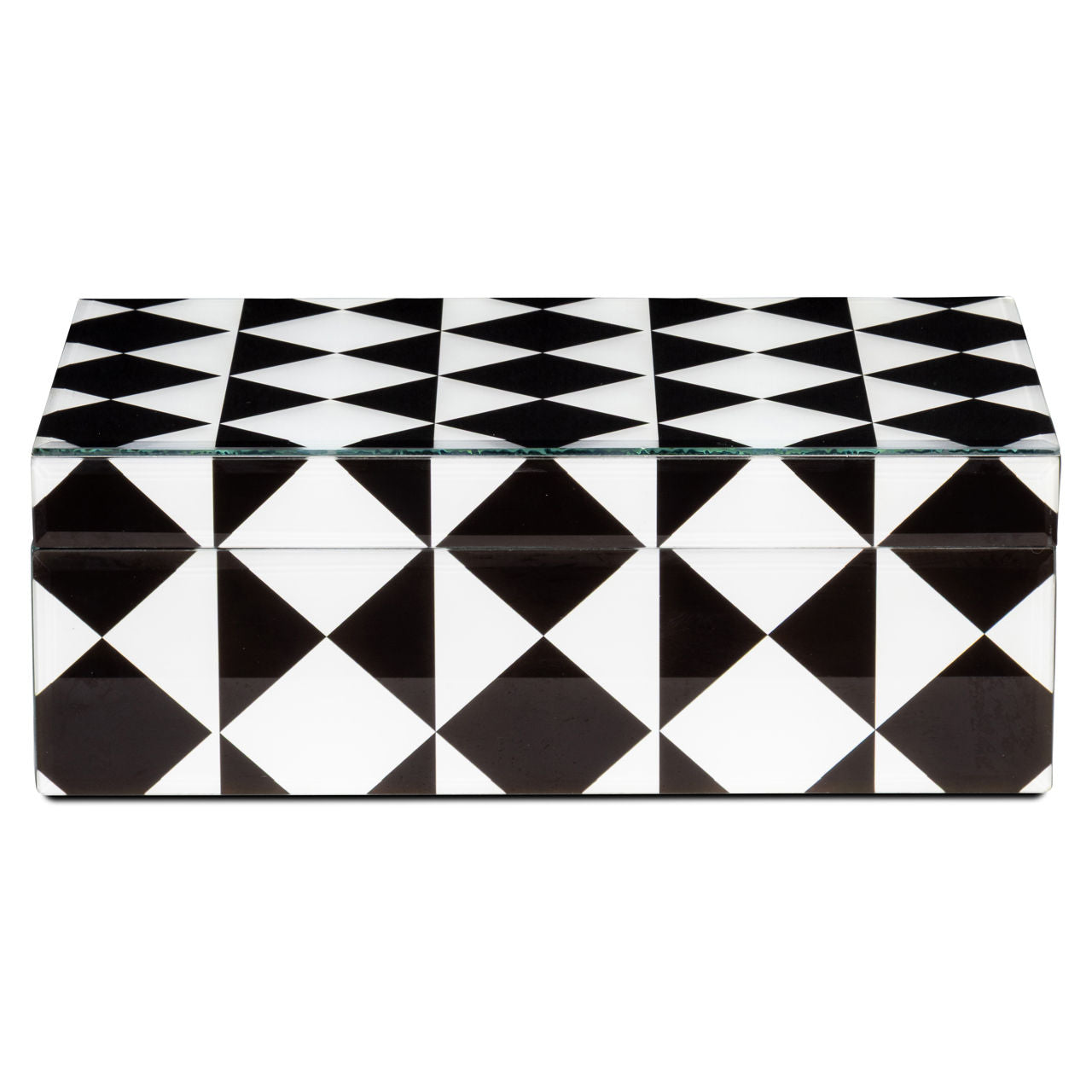 Storage box Silas black/white large