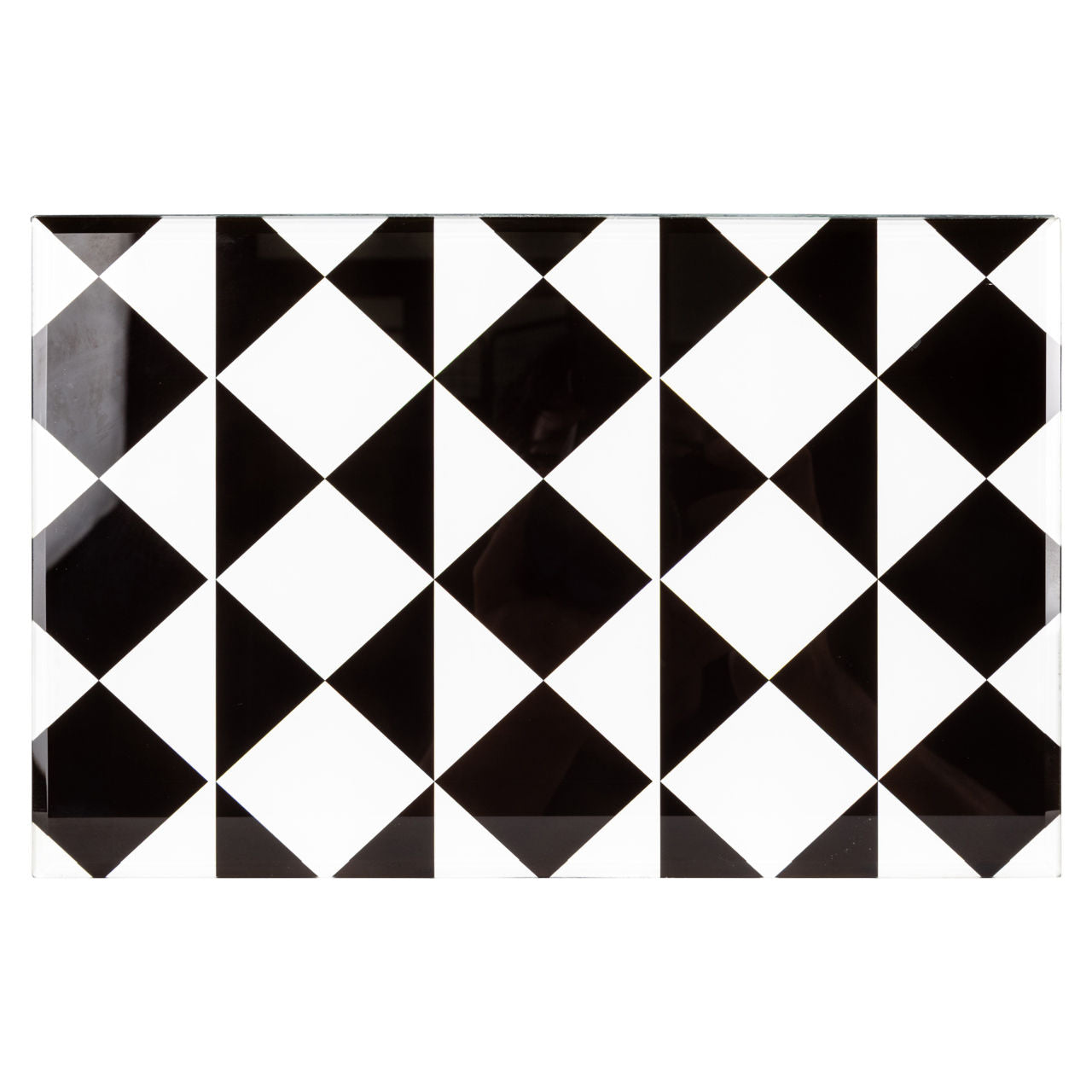 Storage box Silas black/white large