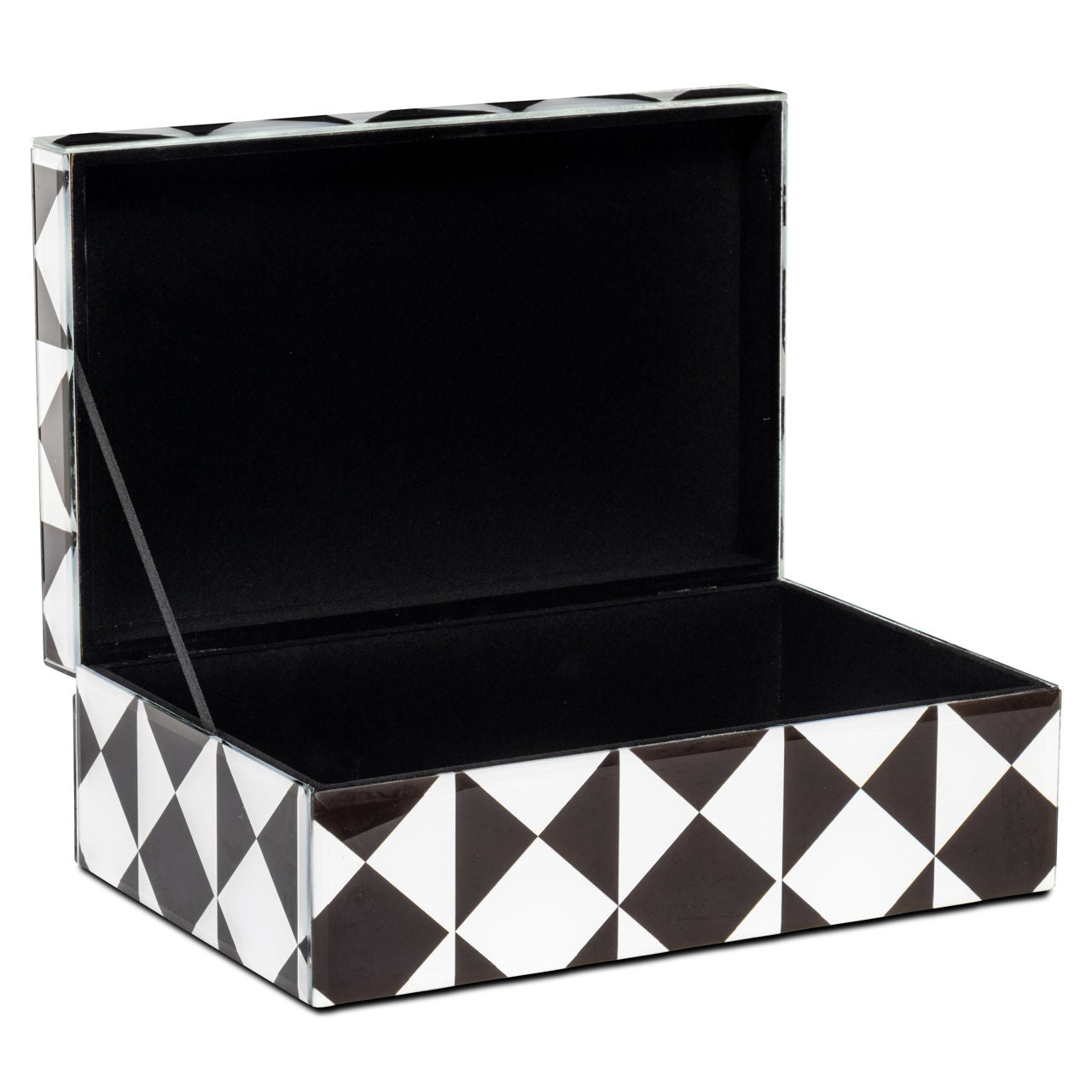 Storage box Silas black/white large