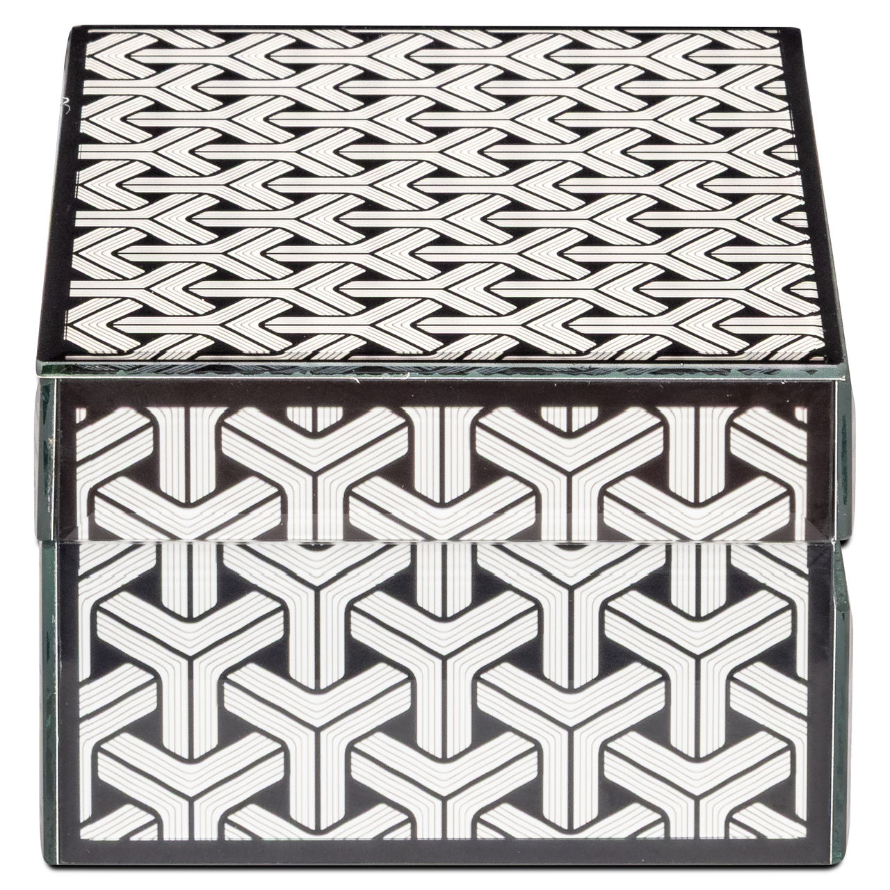 Storage box Feliz black/white small