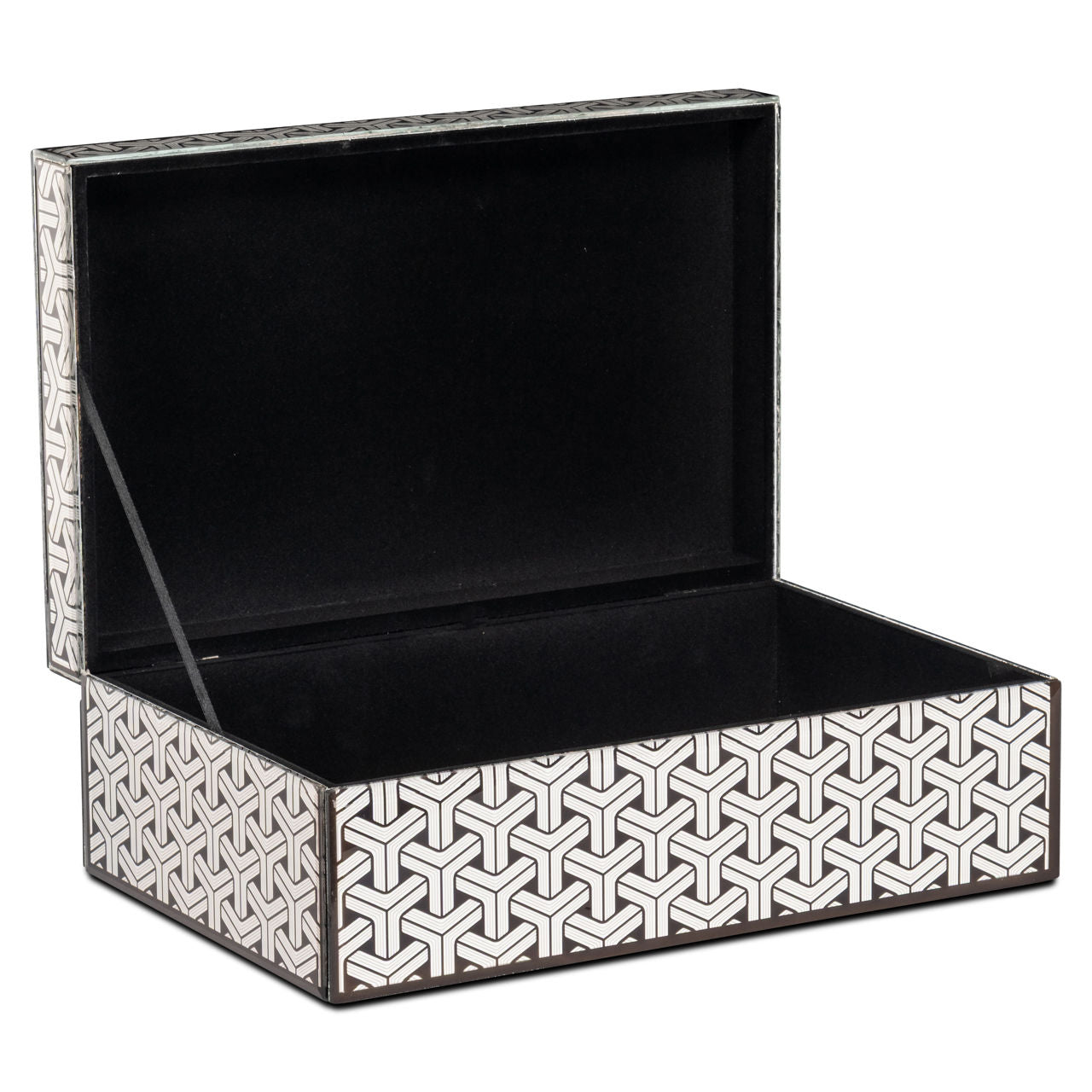 Storage box Feliz black/white large