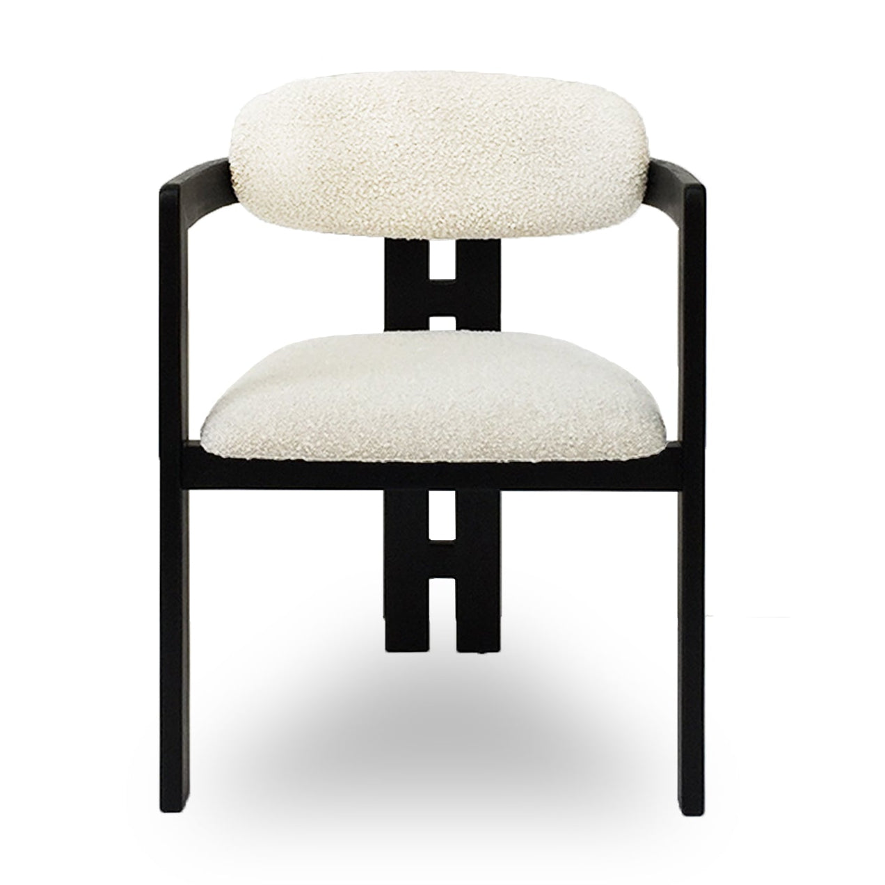 Neo Sand Cream Boucle Dining Chair