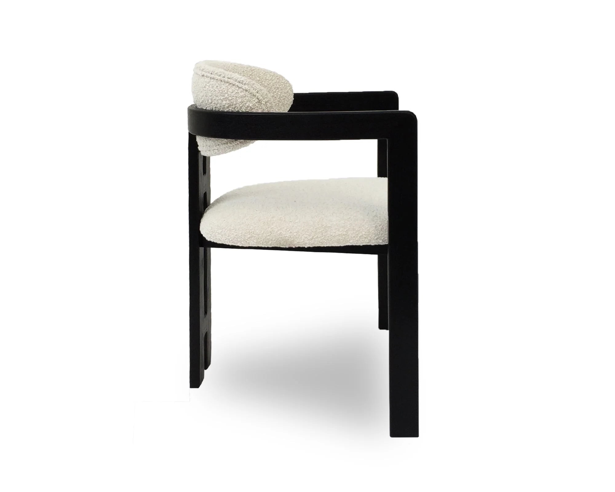 Neo Sand Cream Boucle Dining Chair