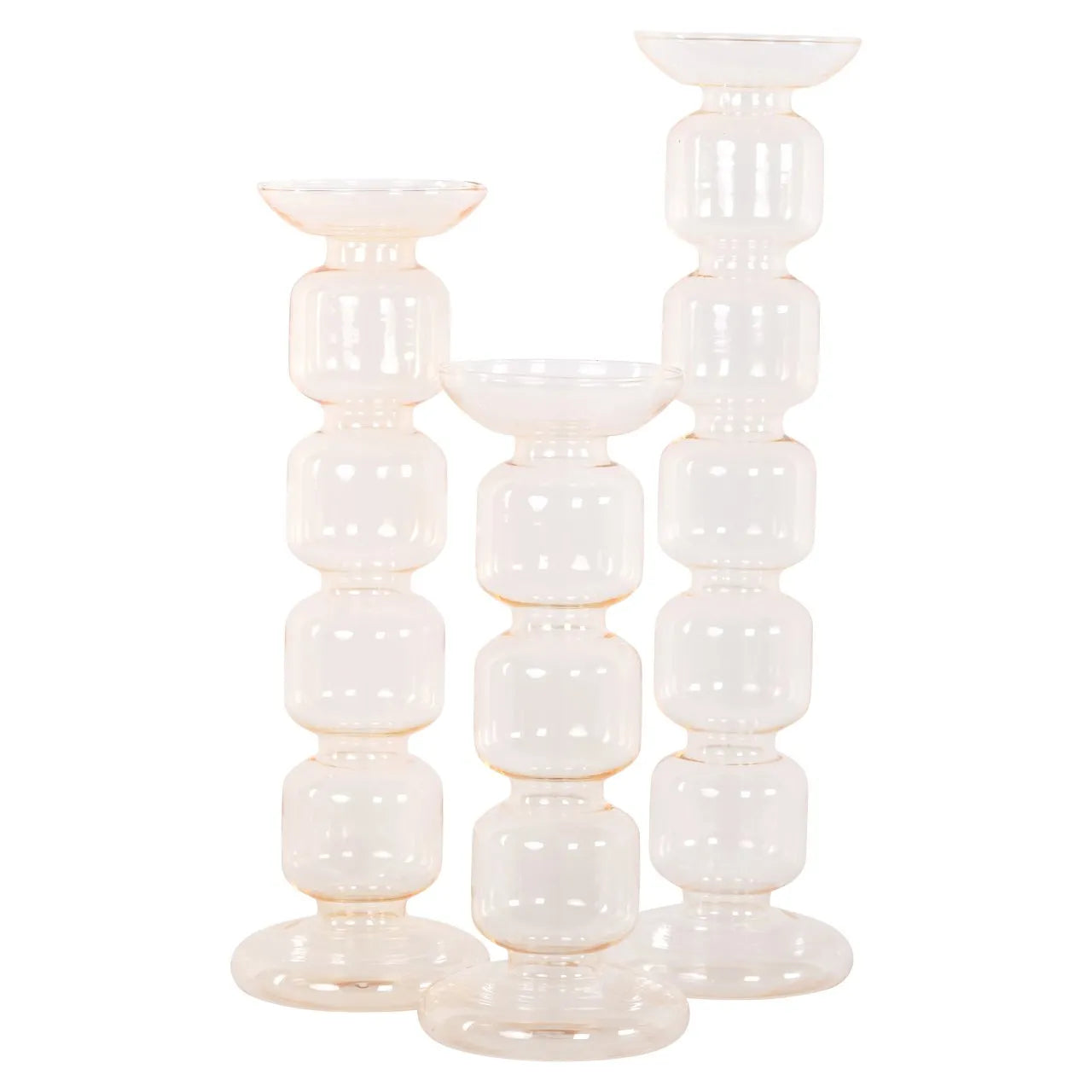 Richmond Interiors Rabia Glass Candle Holder | Large