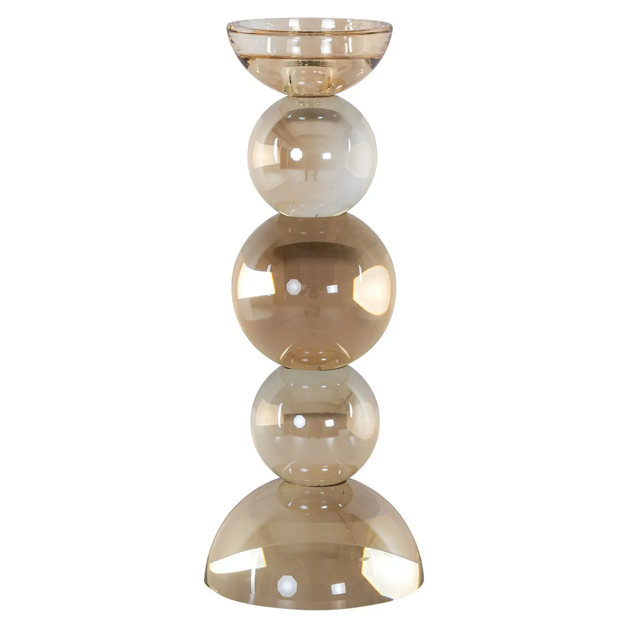 Richmond Interiors Emie Blown Glass Candle Holder | Small