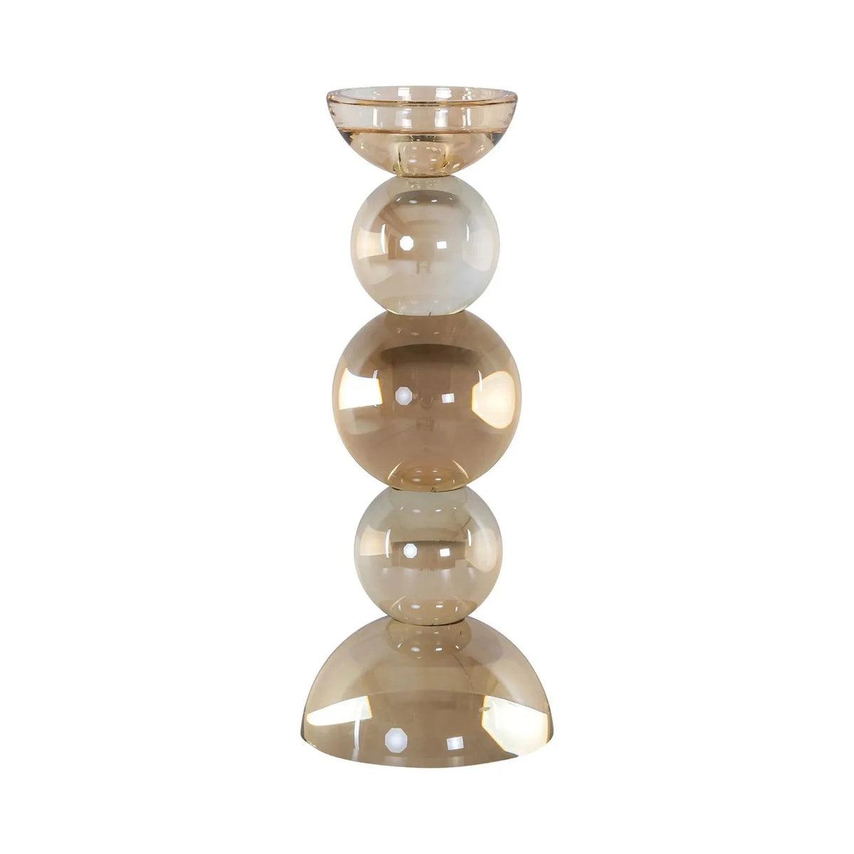 Richmond Interiors Emie Blown Glass Candle Holder | Small