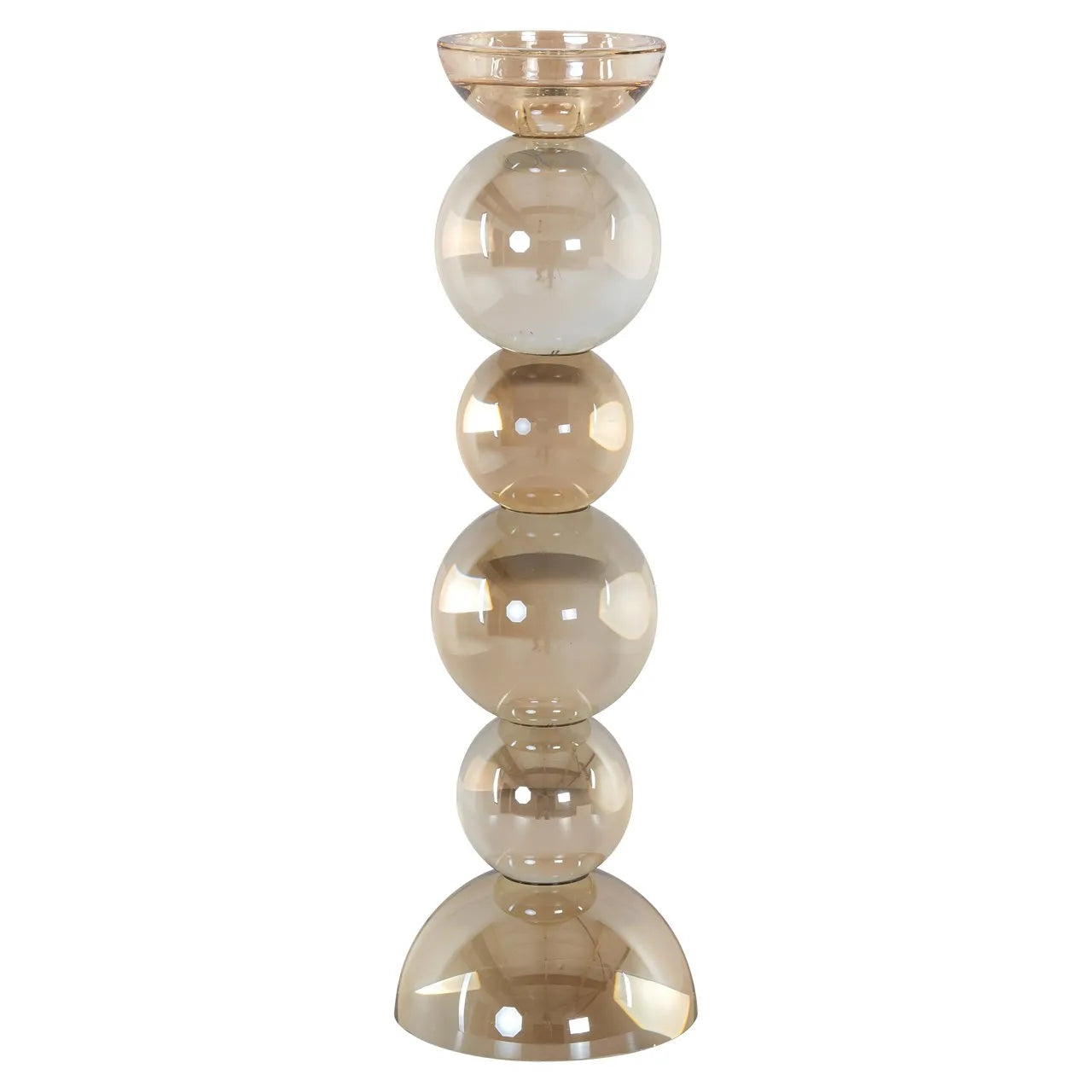 Richmond Interiors Emie Blown Glass Candle Holder | Large