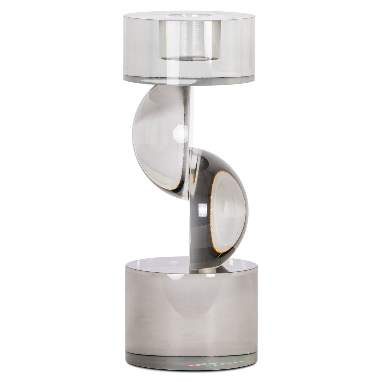 Candle holder Jennyl grey large