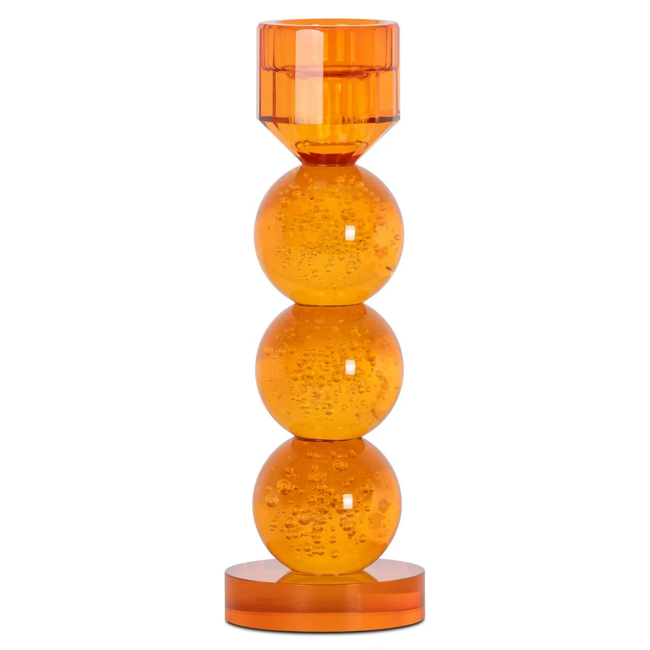Richmond Interiors Raylan Orange Candle Holder | Small