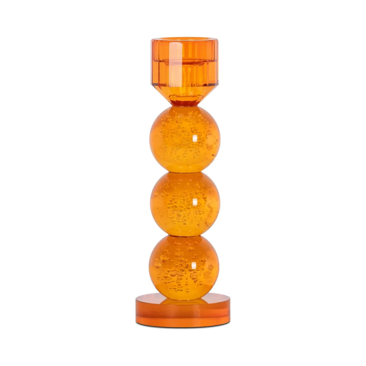 Richmond Interiors Raylan Orange Candle Holder | Small