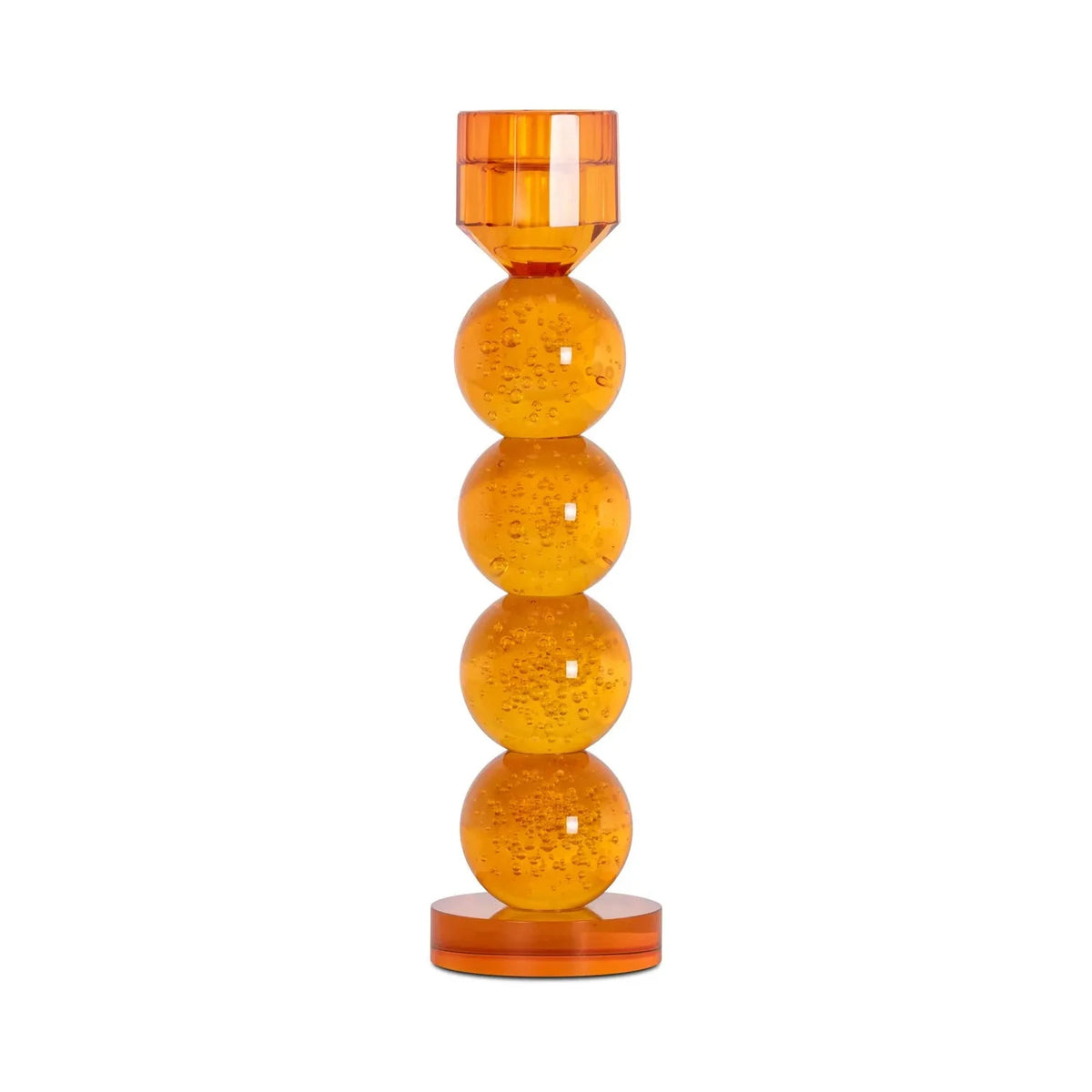 Richmond Interiors Raylan Orange Candle Holder | Large