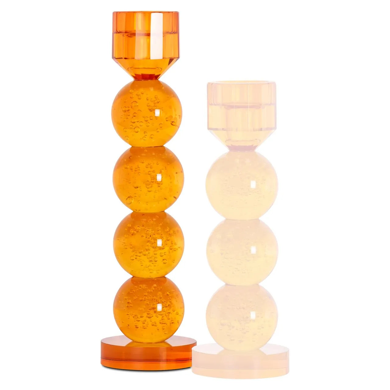 Richmond Interiors Raylan Orange Candle Holder | Large