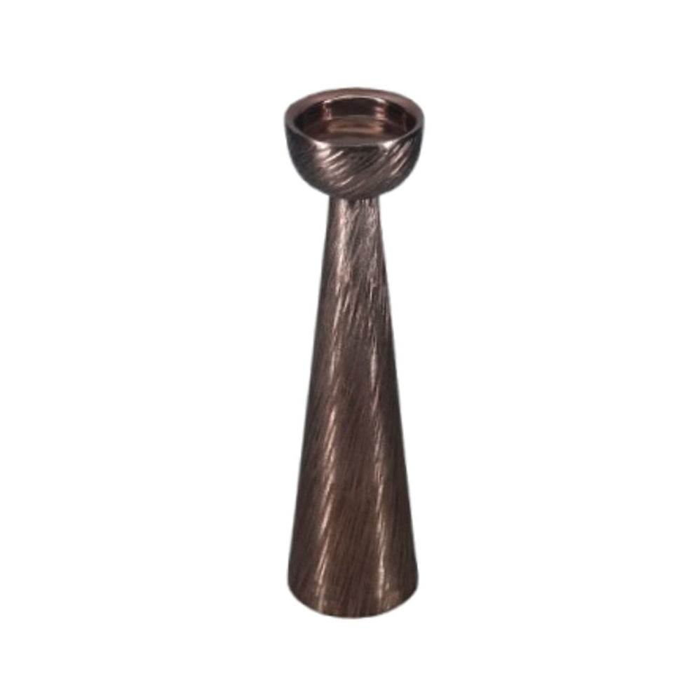 Candle holder Saphira smoke small