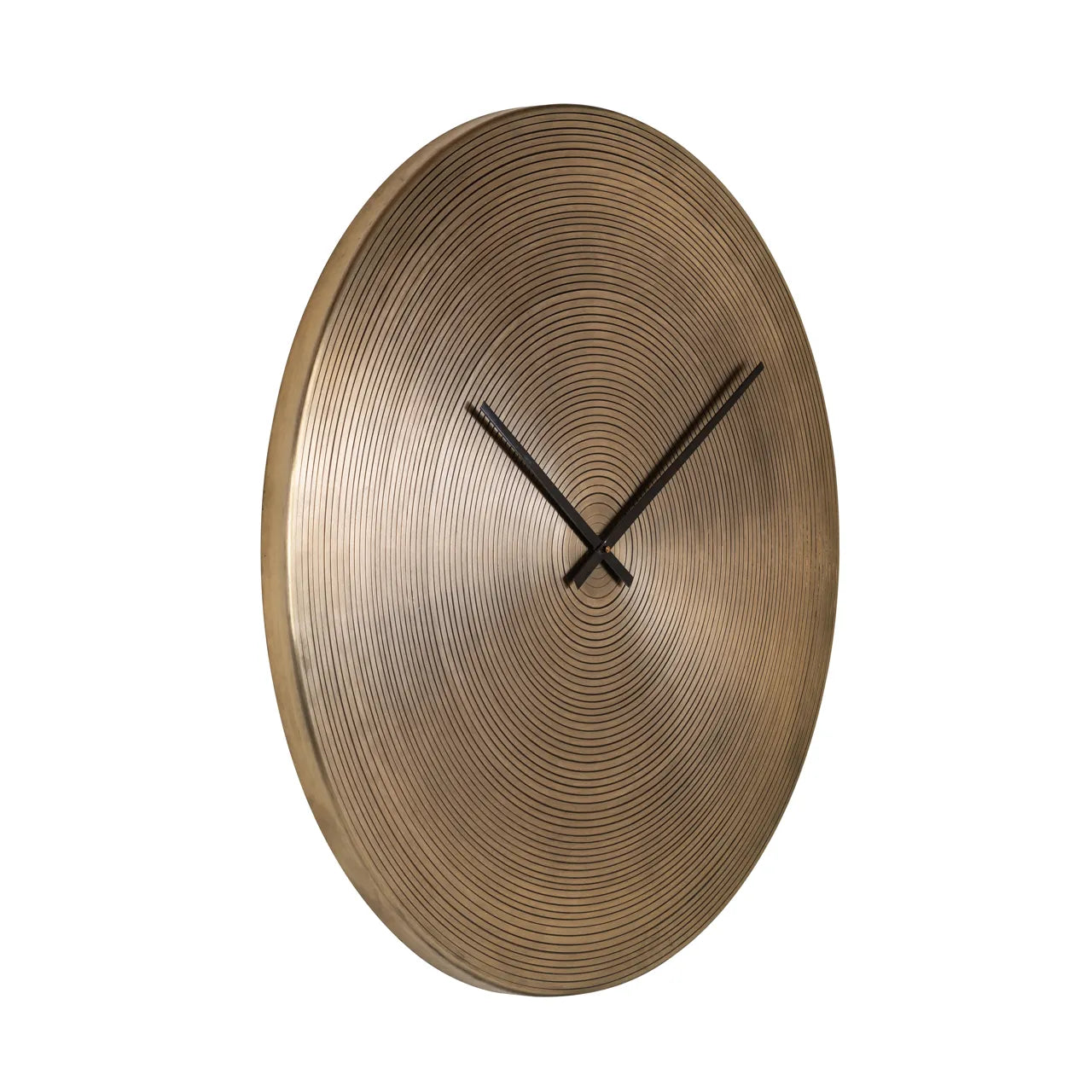 Richmond Interiors Aden Gold Plate Round Wall Clock