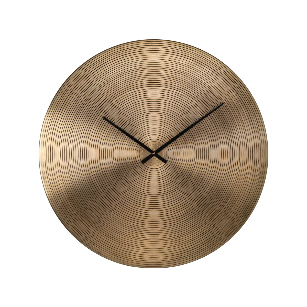 Richmond Interiors Aden Gold Plate Round Wall Clock
