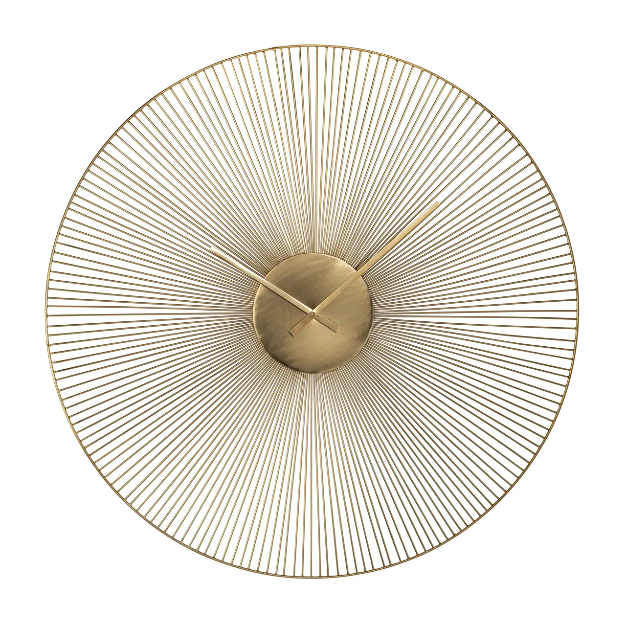 Richmond Interiors Aubrey Gold Spoke Round Wall Clock