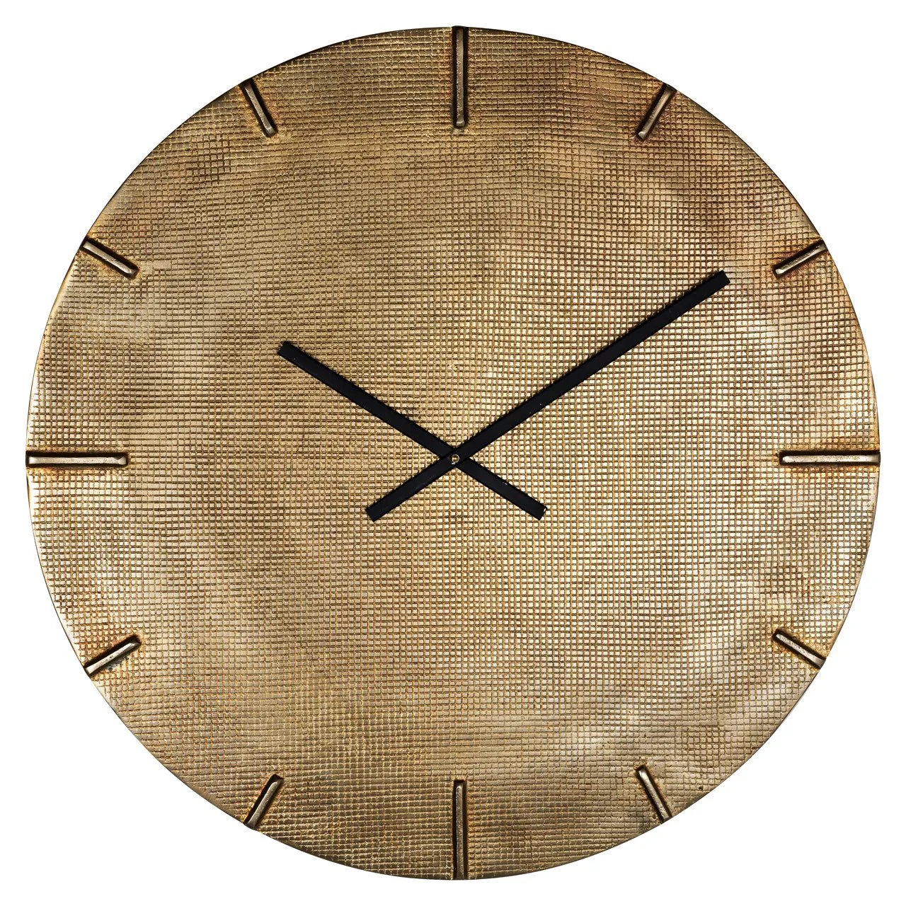 Richmond Interiors Zane Gold Round Wall Clock